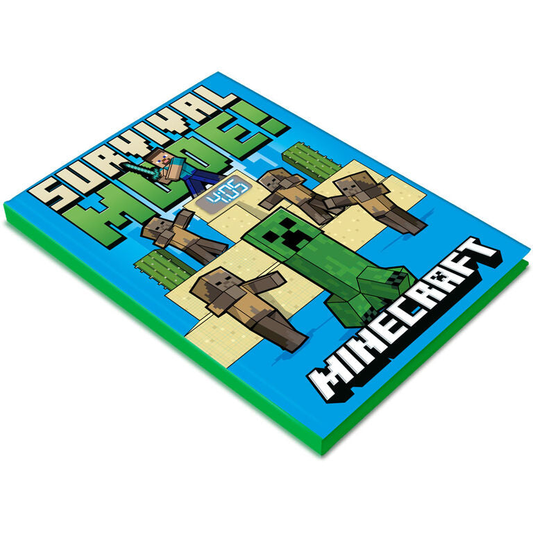 Imagen 3 de Cuaderno Con Reloj Led Minecraft
