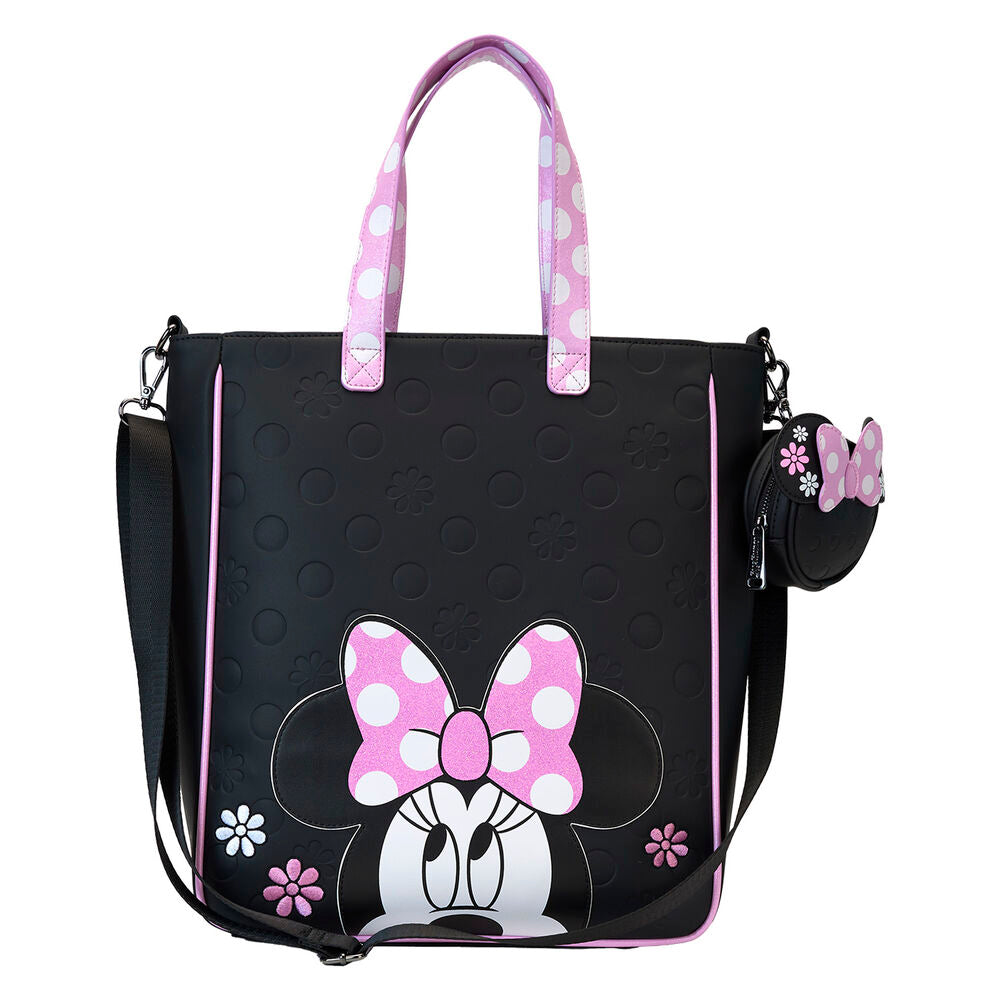 Imagen 2 de Bolso + Monedero Floral Rock The Dots Minnie Disney Loungefly