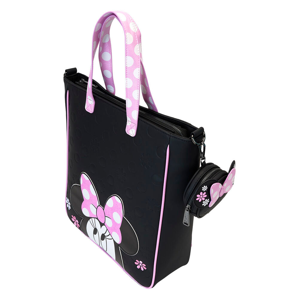 Imagen 5 de Bolso + Monedero Floral Rock The Dots Minnie Disney Loungefly