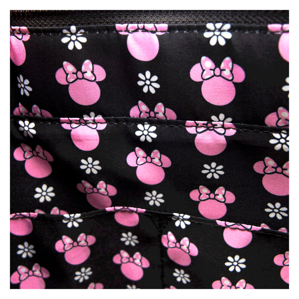 Imagen 8 de Bolso + Monedero Floral Rock The Dots Minnie Disney Loungefly