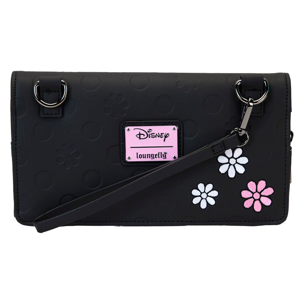 Imagen de Bolso Bandolera Floral Rock The Dots Minnie Disney Loungefly parte de nuestra colección en Espadas y más, sitio oficial.