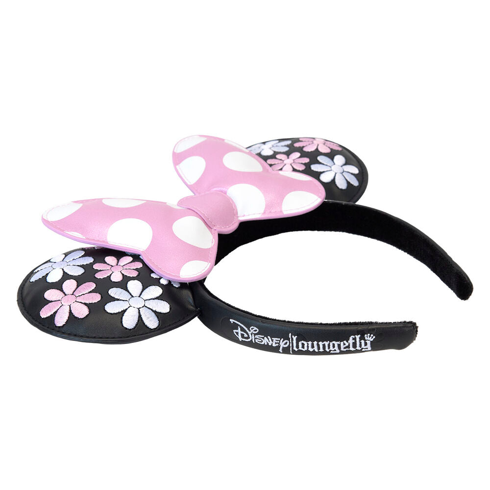 Imagen 1 de Diadema Orejas Floral Rock The Dots Minnie Disney Loungefly