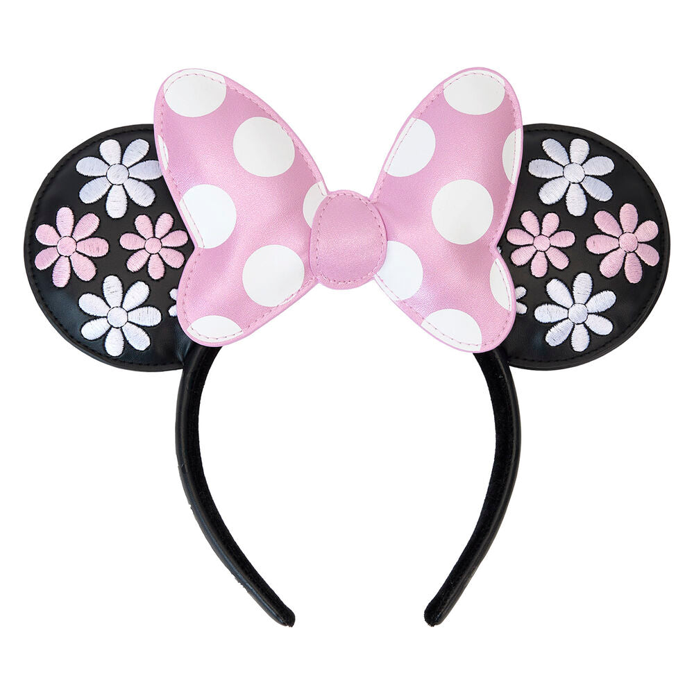 Imagen 2 de Diadema Orejas Floral Rock The Dots Minnie Disney Loungefly