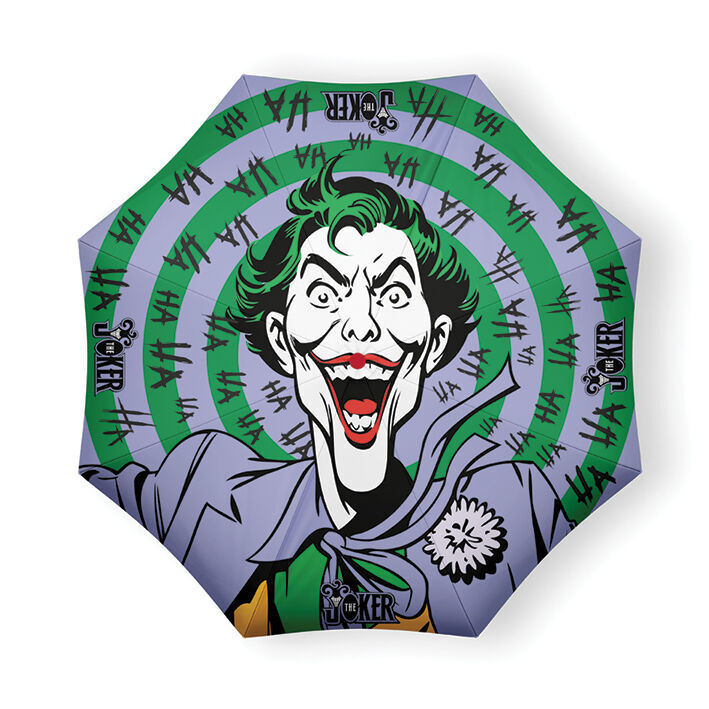 Imagen 2 de Paraguas Plegable Joker Dc Comics