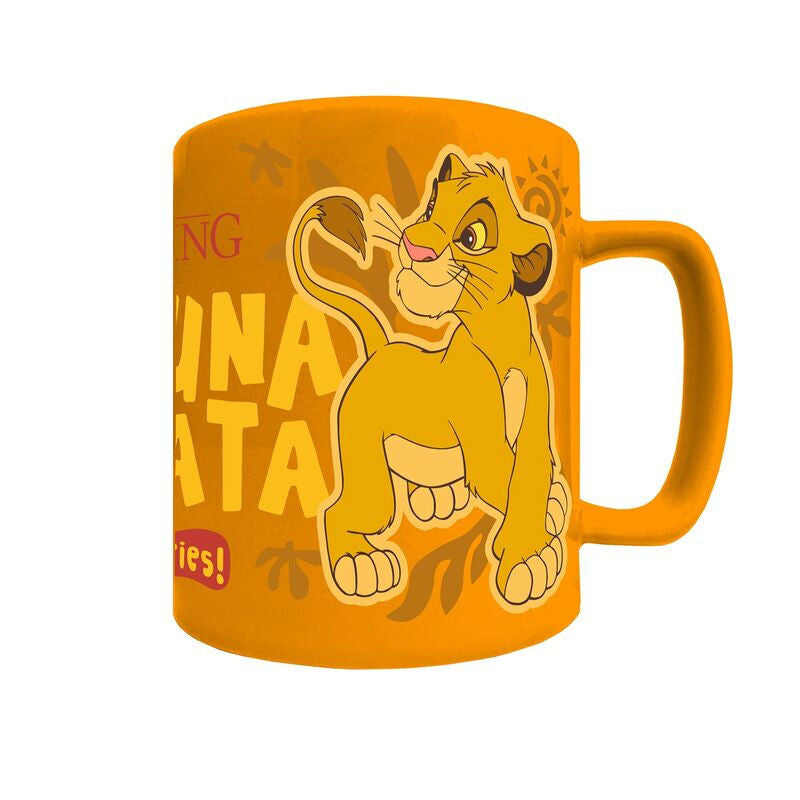 Imagen 2 de Taza Funda De Peluche El Rey Leon Disney 440Ml
