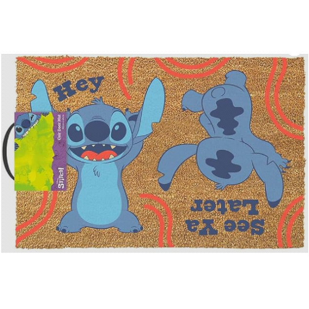 Imagen de Felpudo Stitch Disney parte de nuestra colección en Espadas y más, sitio oficial.