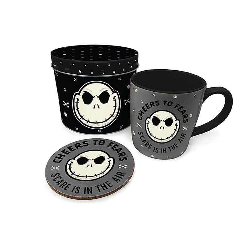 Imagen 1 de Set Taza + Posavasos Pesadilla Antes De Navidad Disney