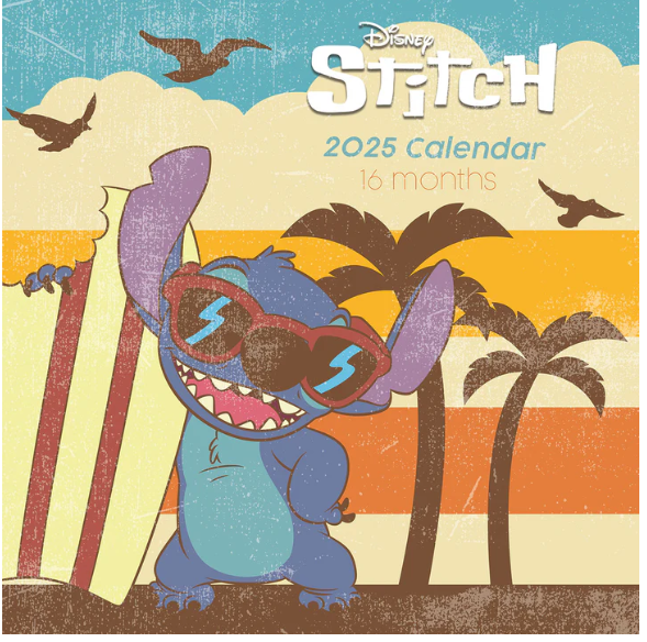Imagen de Calendario Pared Stitch Disney parte de nuestra colección en Espadas y más, sitio oficial.