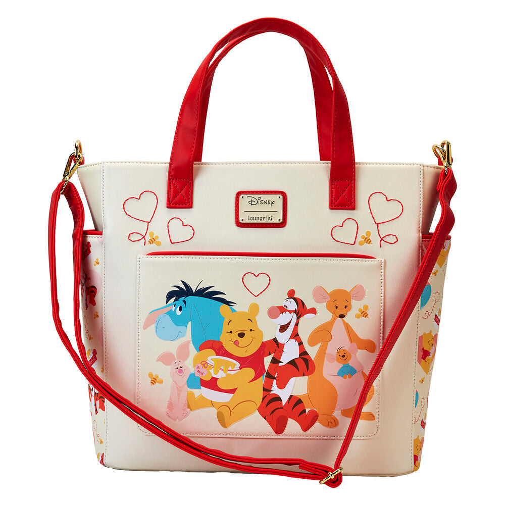 Imagen de Bolso Mochila Love Winnie The Pooh Disney Loungefly parte de nuestra colección en Espadas y más, sitio oficial.