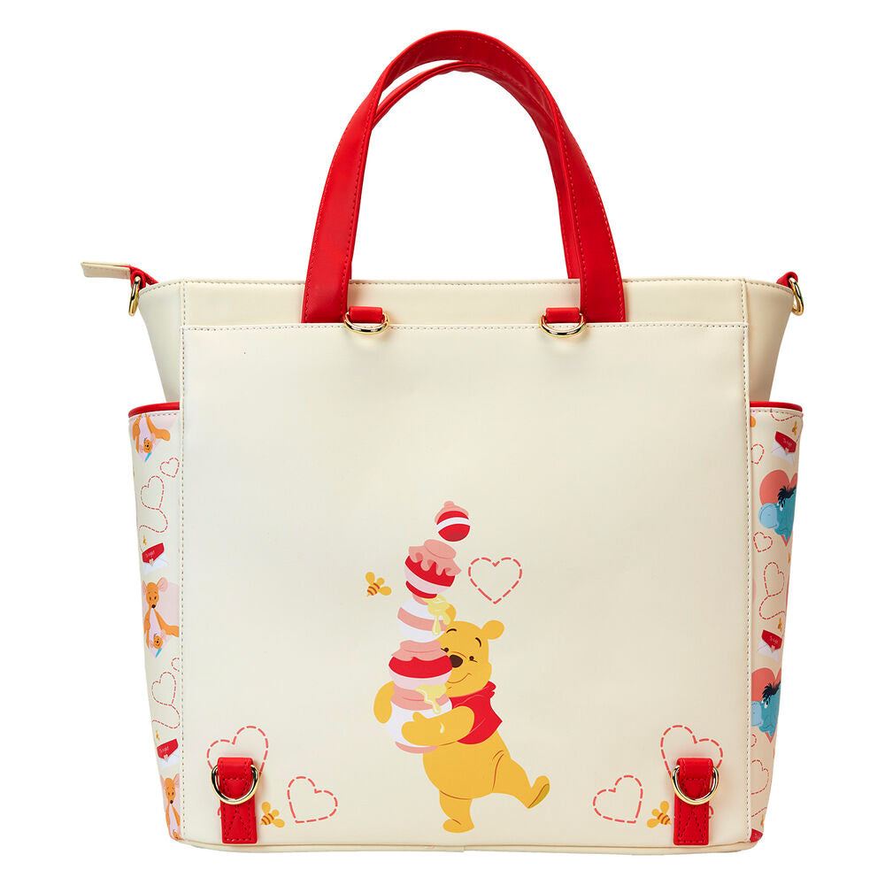 Imagen de Bolso Mochila Love Winnie The Pooh Disney Loungefly parte de nuestra colección en Espadas y más, sitio oficial.