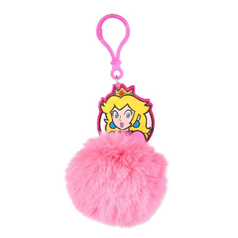 Imagen de Llavero Pompom Peach Super Mario Bros parte de nuestra colección en Espadas y más, sitio oficial.