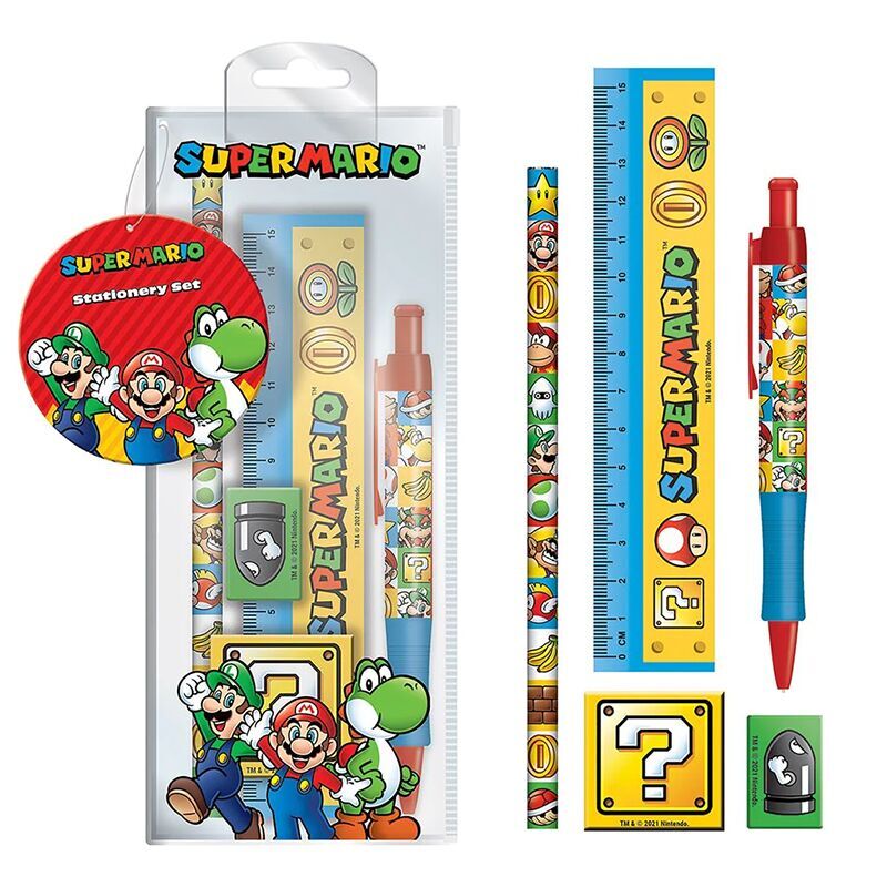Imagen 1 de Set Papeleria Super Mario Bros