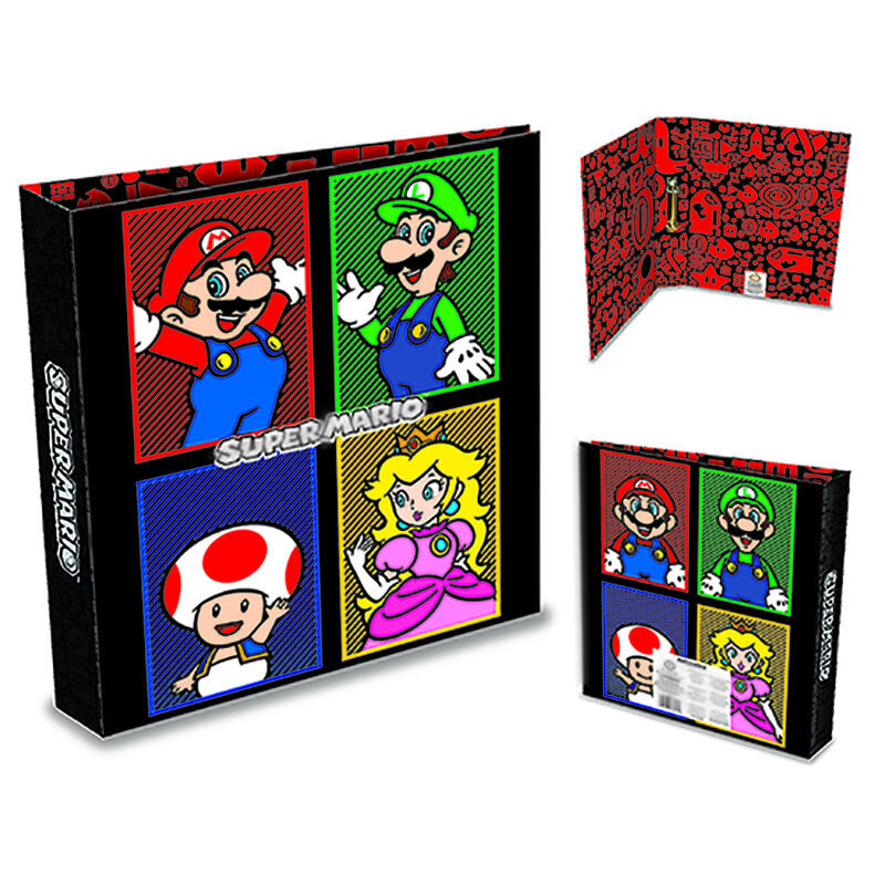 Imagen 1 de Carpeta A4 Super Mario Bros Anillas