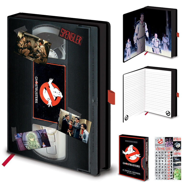 Imagen 1 de Cuaderno A5 Premium Vhs Los Cazafantasmas