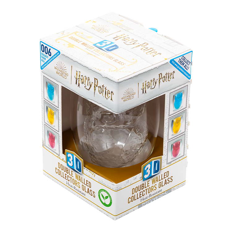 Imagen 4 de Vaso 3D Doble Pared Hedwig Harry Potter