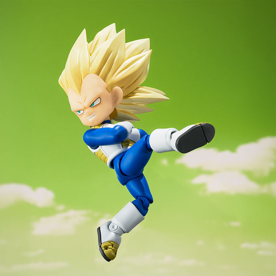 Imagen de Figura S.H. Figuarts Vegeta Super Saiyan 3 Dragon Ball Daima 7,5Cm parte de nuestra colección en Espadas y más, sitio oficial.