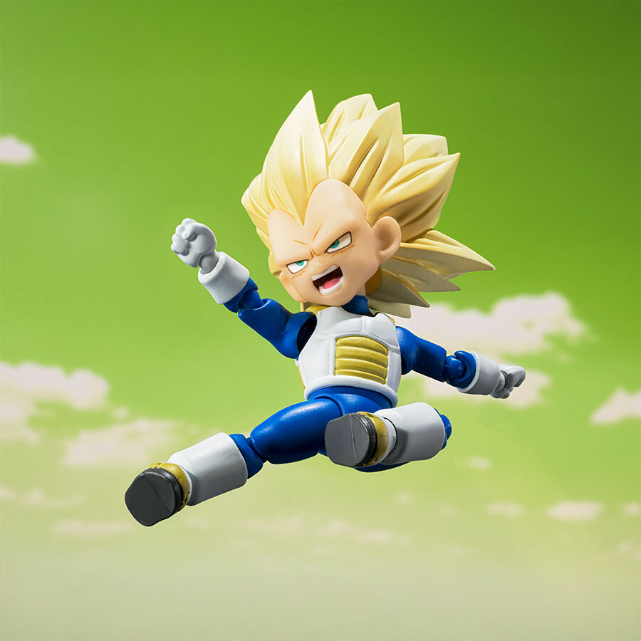 Imagen de Figura S.H. Figuarts Vegeta Super Saiyan 3 Dragon Ball Daima 7,5Cm parte de nuestra colección en Espadas y más, sitio oficial.