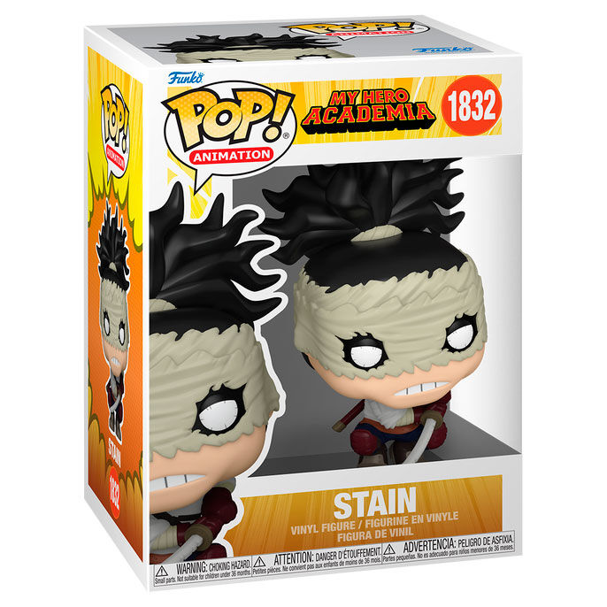 Imagen de Figura Pop My Hero Academia Stain parte de nuestra colección en Espadas y más, sitio oficial.