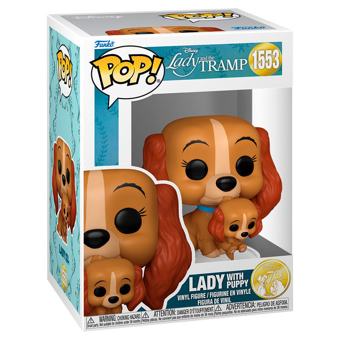 Imagen de Figura Pop Disney La Dama Y El Vagabundo Lady With Puppy parte de nuestra colección en Espadas y más, sitio oficial.