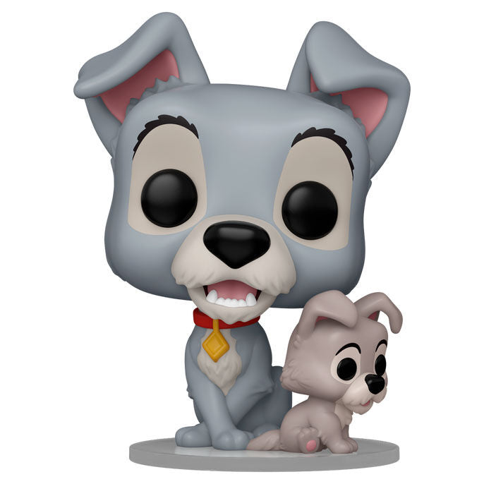 Imagen 2 de Figura Pop Disney La Dama Y El Vagabundo Tramp With Puppy