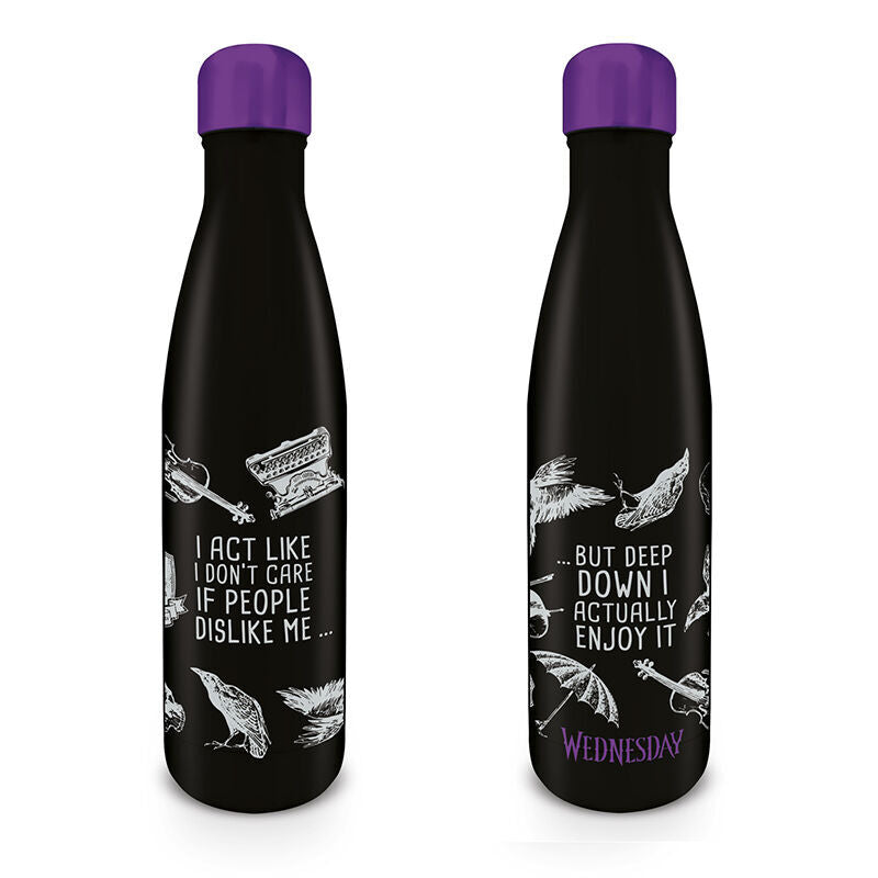 Imagen de Botella Acero Inoxidable Miercoles Wednesday 540Ml parte de nuestra colección en Espadas y más, sitio oficial.
