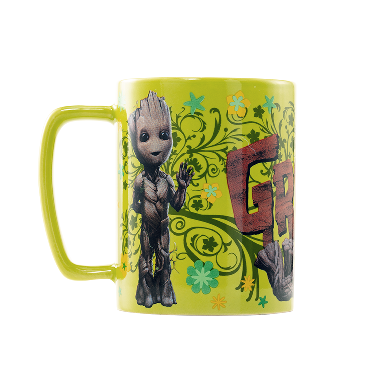 Imagen de Taza Funda De Peluche Groot Guardianes De La Galaxia Marvel 440Ml parte de nuestra colección en Espadas y más, sitio oficial.