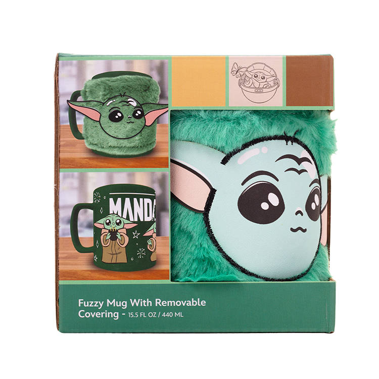 Imagen 6 de Taza Funda De Peluche Grogu Mandalorian Star Wars 440Ml