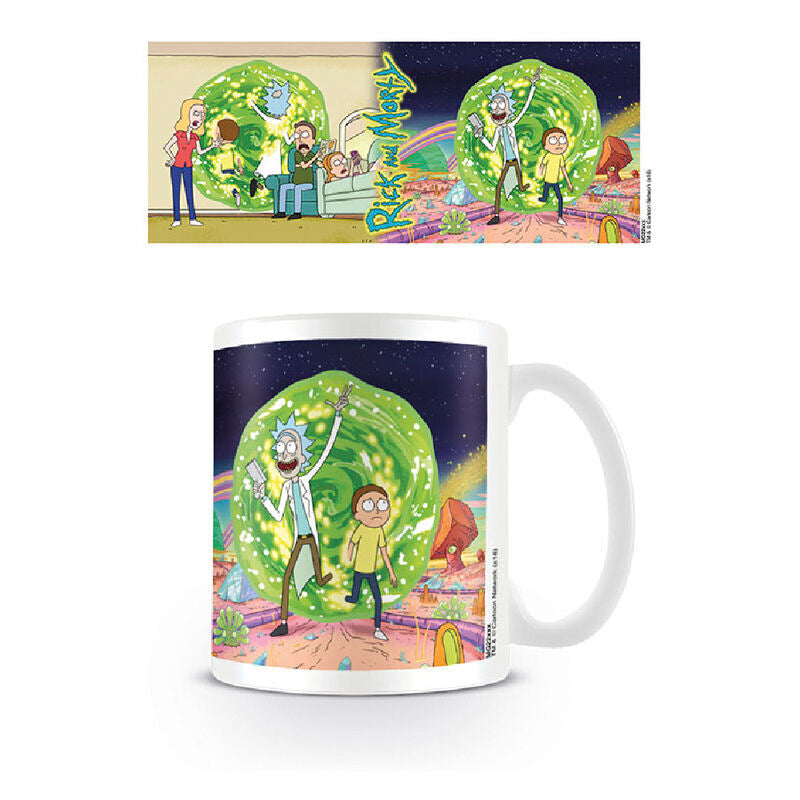 Imagen 1 de Taza Portal Rick & Morty 315Ml