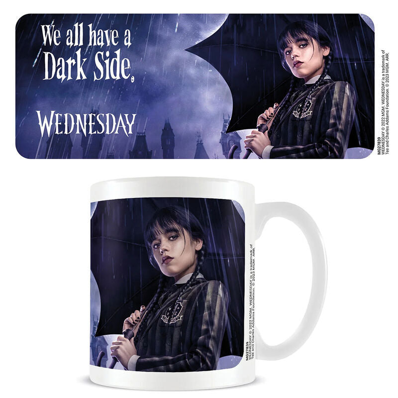 Imagen de Taza Lado Oscuro Miercoles Wednesday 315Ml parte de nuestra colección en Espadas y más, sitio oficial.