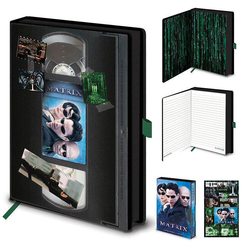 Imagen 1 - Cuaderno A5 Premium Vhs Matrix