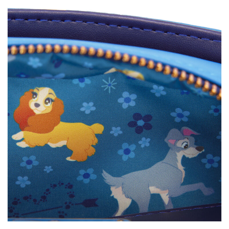 Imagen de Bolso Bandolera 70Th Anniversary La Dama Y El Vagabundo Disney Loungefly parte de nuestra colección en Espadas y más, sitio oficial.