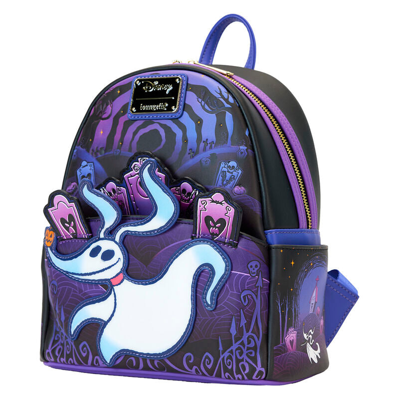 Imagen 2 - Mochila Zero Pesadilla Antes De Navidad Disney Loungefly 26Cm