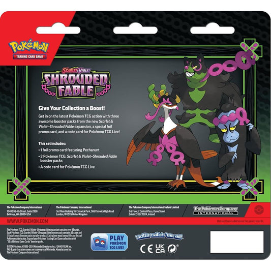 Imagen 2 - Blister Juego Cartas Coleccionables Shrouded Fable Pokemon Ingles