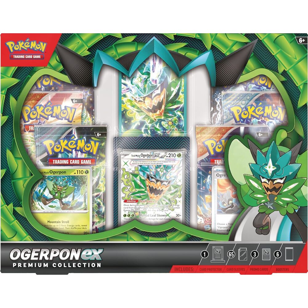Imagen 1 - Blister Juego Cartas Coleccionables Ogerpon Pokemon Ingles