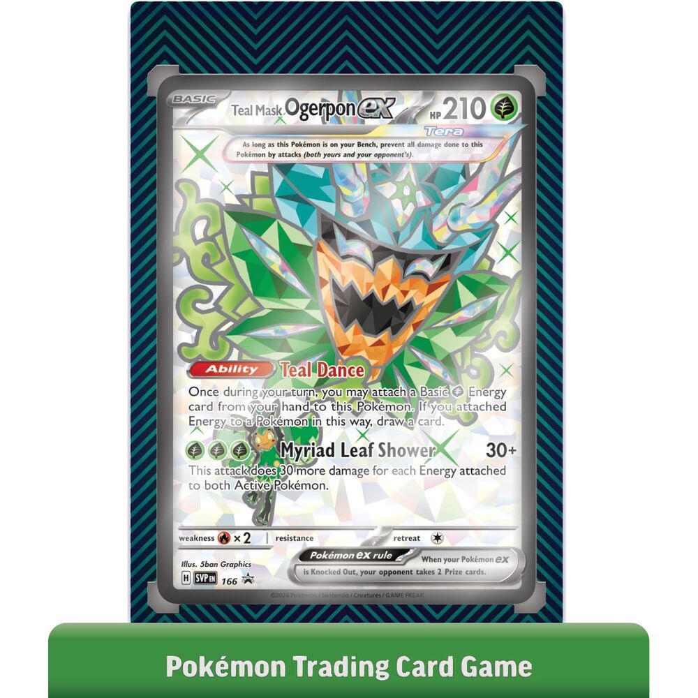 Imagen 4 - Blister Juego Cartas Coleccionables Ogerpon Pokemon Ingles