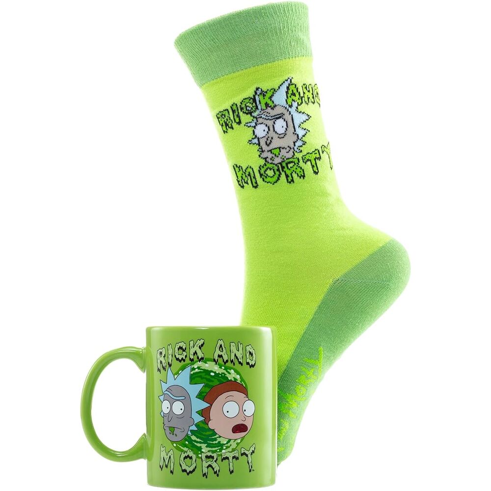 Imagen 2 - Set Taza Y Calcetines Rick & Morty
