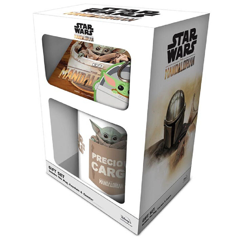 Imagen 1 - Set Taza + Posavasos Y Llavero Yoda The Child Mandalorian Star Wars