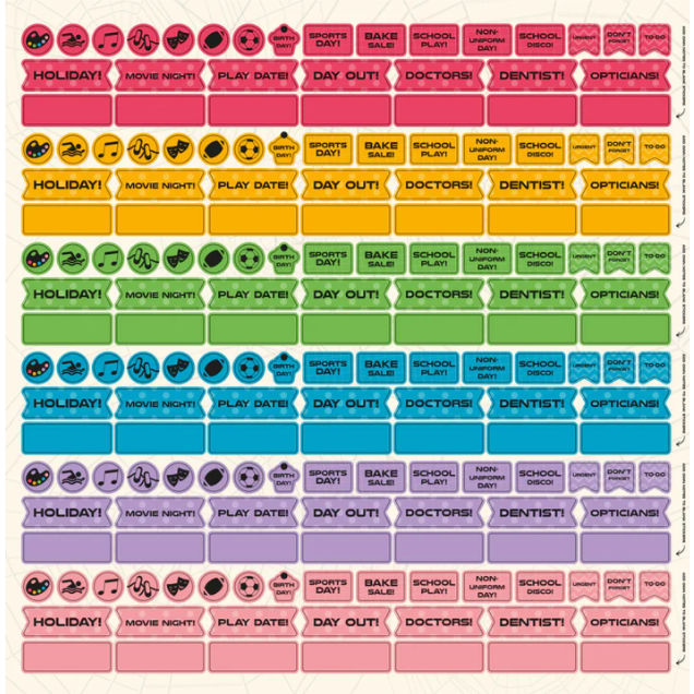 Imagen 3 - Calendario Planificador Familiar Spiderman Marvel