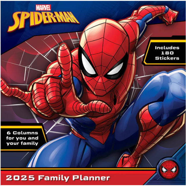 Imagen 4 - Calendario Planificador Familiar Spiderman Marvel