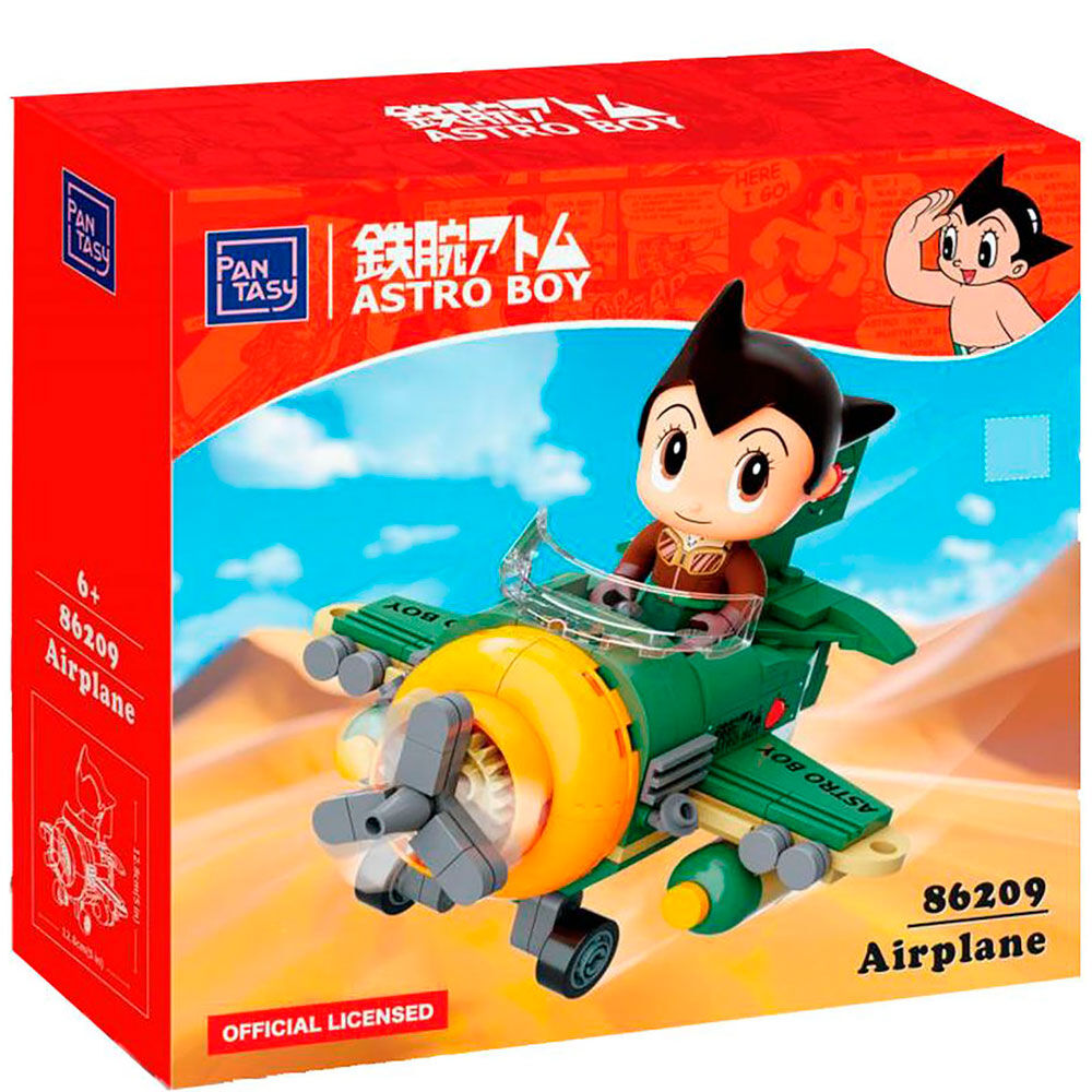 Imagen 1 - Kit Construccion Astro Boy Avion Astro Boy 161Pzs