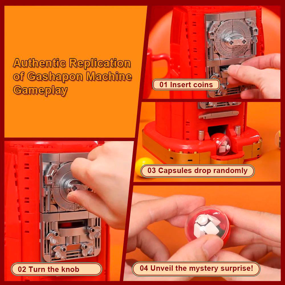 Imagen 3 - Kit Construccion Maquina De Chicles 936Pzs