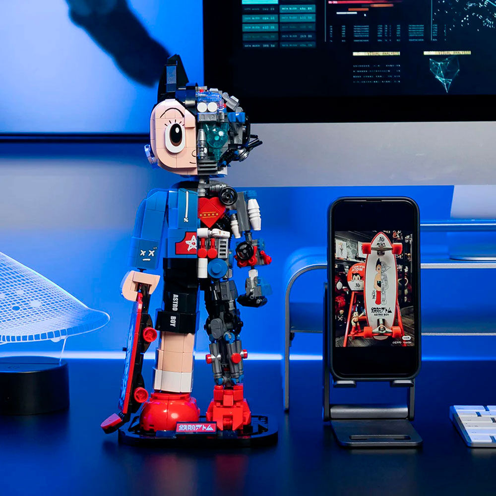 Imagen 4 - Kit Construccion Astro Boy The Skateboard Astro Boy 1117Pzs