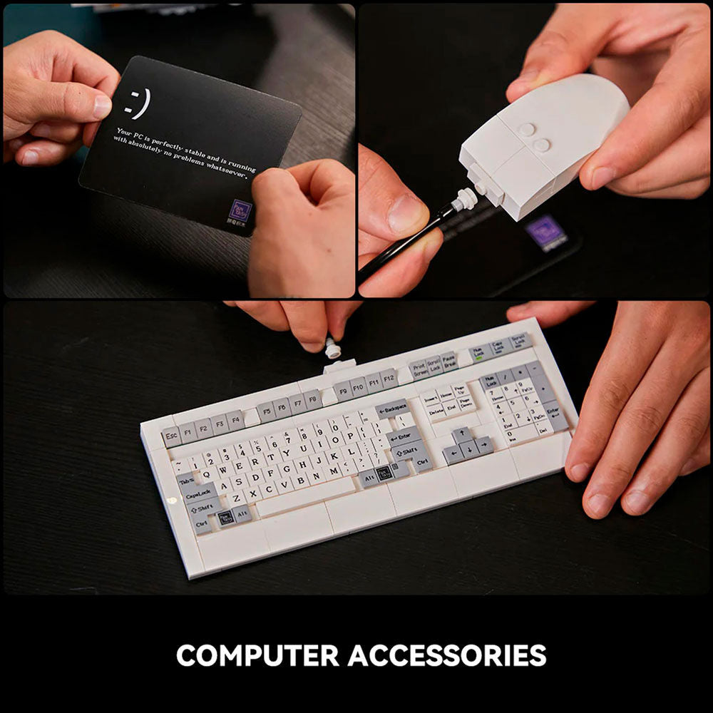 Imagen 5 - Kit Construccion Retro Computer 1634Pzs