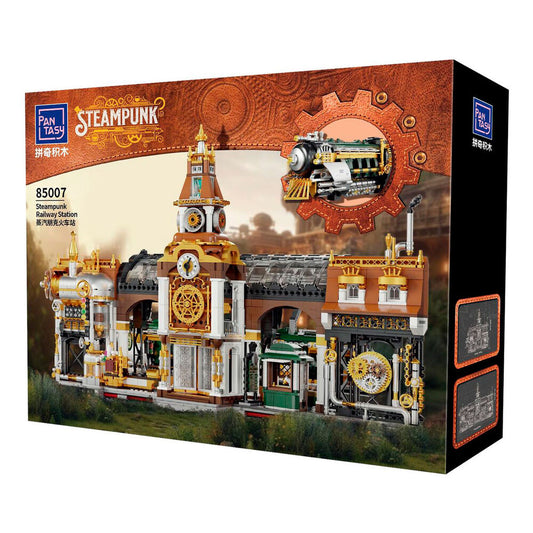 Imagen 2 - Kit Construccion Estacion De Tren Steampunk 2788Pzs