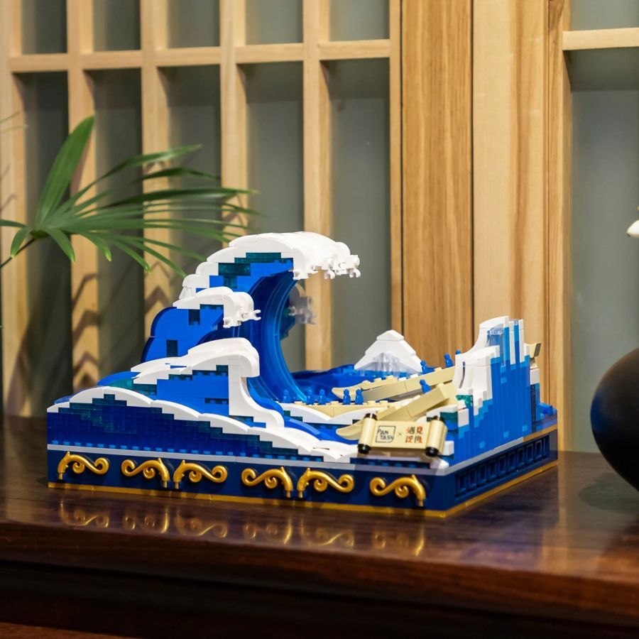 Imagen 2 - Kit Construccion Kanagawa Surfing 1946Pzs