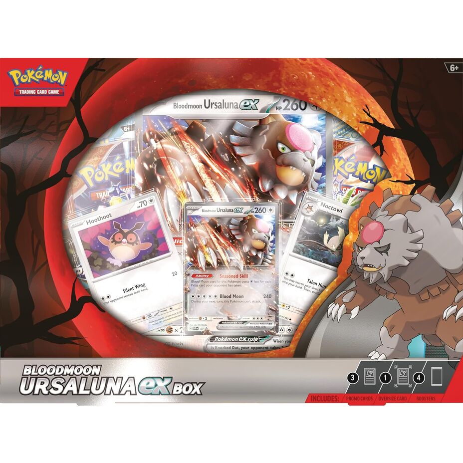 Imagen 2 - Blister Juego Cartas Coleccionables Bloodmoon Ursaluna Pokemon Ingles