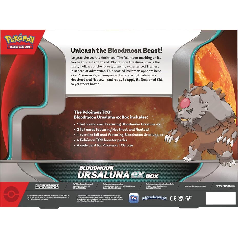 Imagen 4 - Blister Juego Cartas Coleccionables Bloodmoon Ursaluna Pokemon Ingles