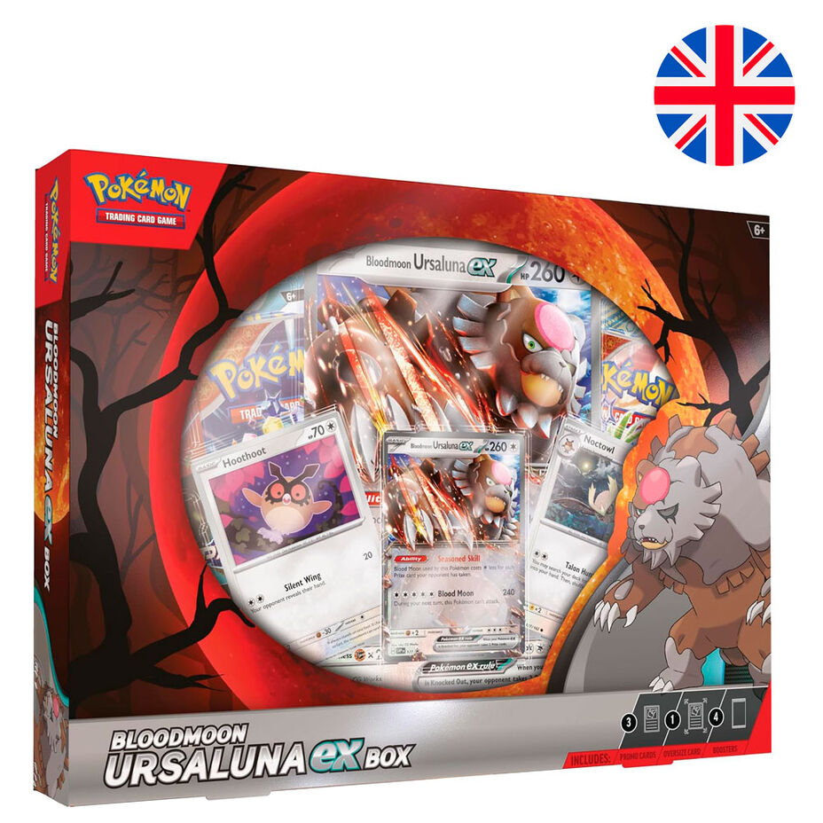 Imagen 1 - Blister Juego Cartas Coleccionables Bloodmoon Ursaluna Pokemon Ingles