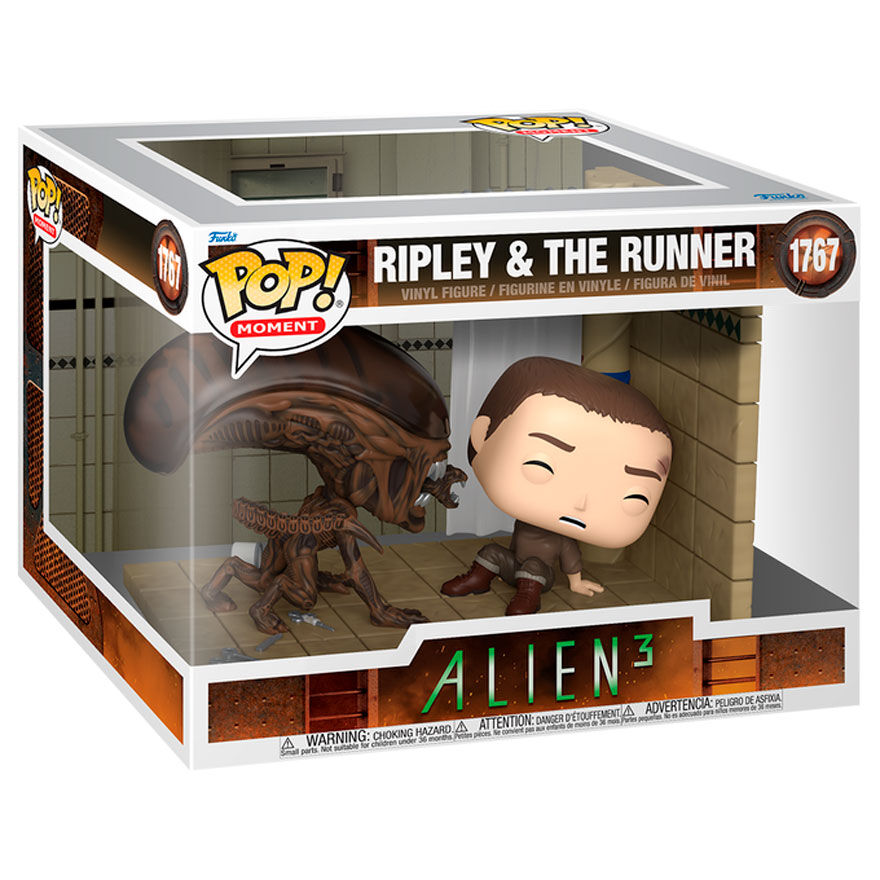 Imagen de Figura Pop Moment Alien 3 Ripley & The Runner parte de nuestra colección en Espadas y más, sitio oficial.