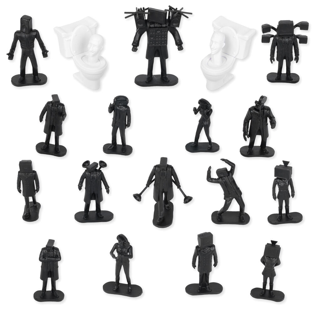 Imagen 3 - Cubo De Batalla 20 Figuras Skibidi Toilet